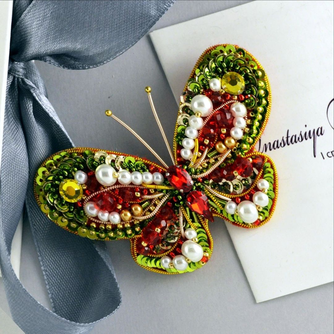 Авторские броши Анастасии Морозовой