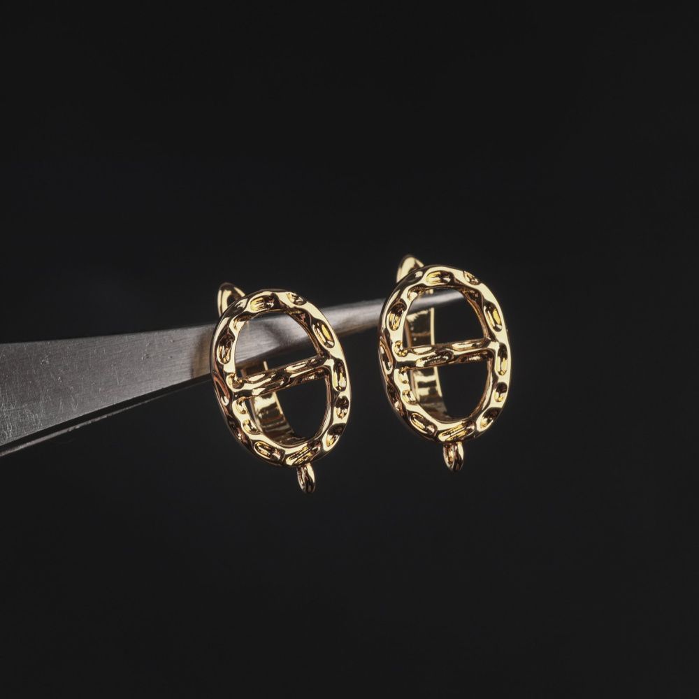 швензы "фибби", позолоченные, 18x11x11 мм 