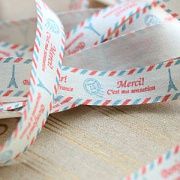 Лента хлопковая "Bonjour", цвет белый, ширина 15 мм