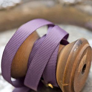 Лента репсовая, цвет фиолетовый, ширина 9.5 мм