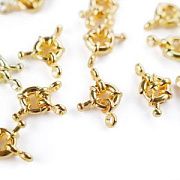 Замочек-кольцо, цвет золото, 9х4 мм