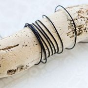 Шнур вощеный, цвет черный, 0.5-0.8 мм