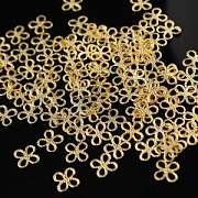 Коннектор "Контур", позолота, 10x10x1.5 мм