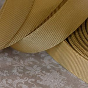 Лента репсовая, цвет горчичный, ширина 20 мм