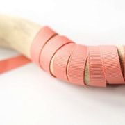 Лента репсовая, цвет лососевый, ширина 9.5 мм