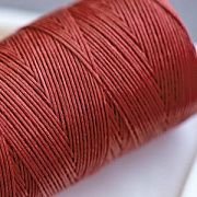 Шнур вощеный, цвет красный блеклый, 1х0.3 мм