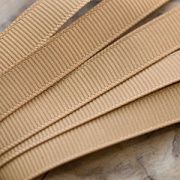 Лента репсовая, цвет песочный темный, ширина 9.5 мм