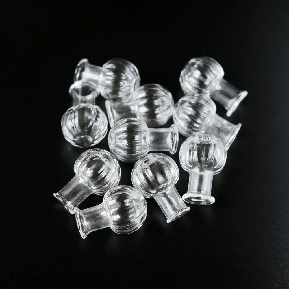 бутылочка тыква, прозрачная, 24.5x16-17.5 мм