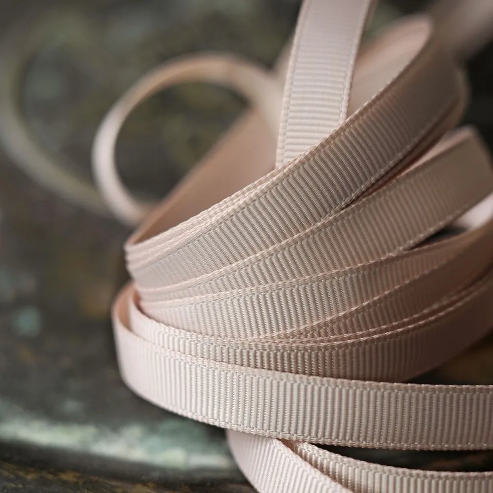 лента репсовая, цвет увядшей розы, ширина 9.5 мм ленты