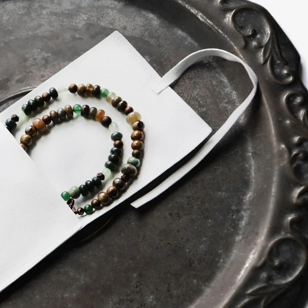 конверт  для украшений, микрофибра, цвет белый, 80х80 мм