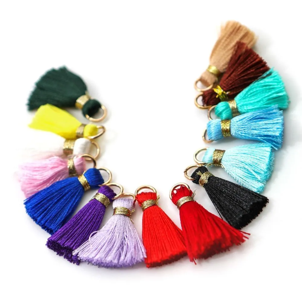 кисточка, нейлон/латунь, цветовой микс, 23-27x5 мм