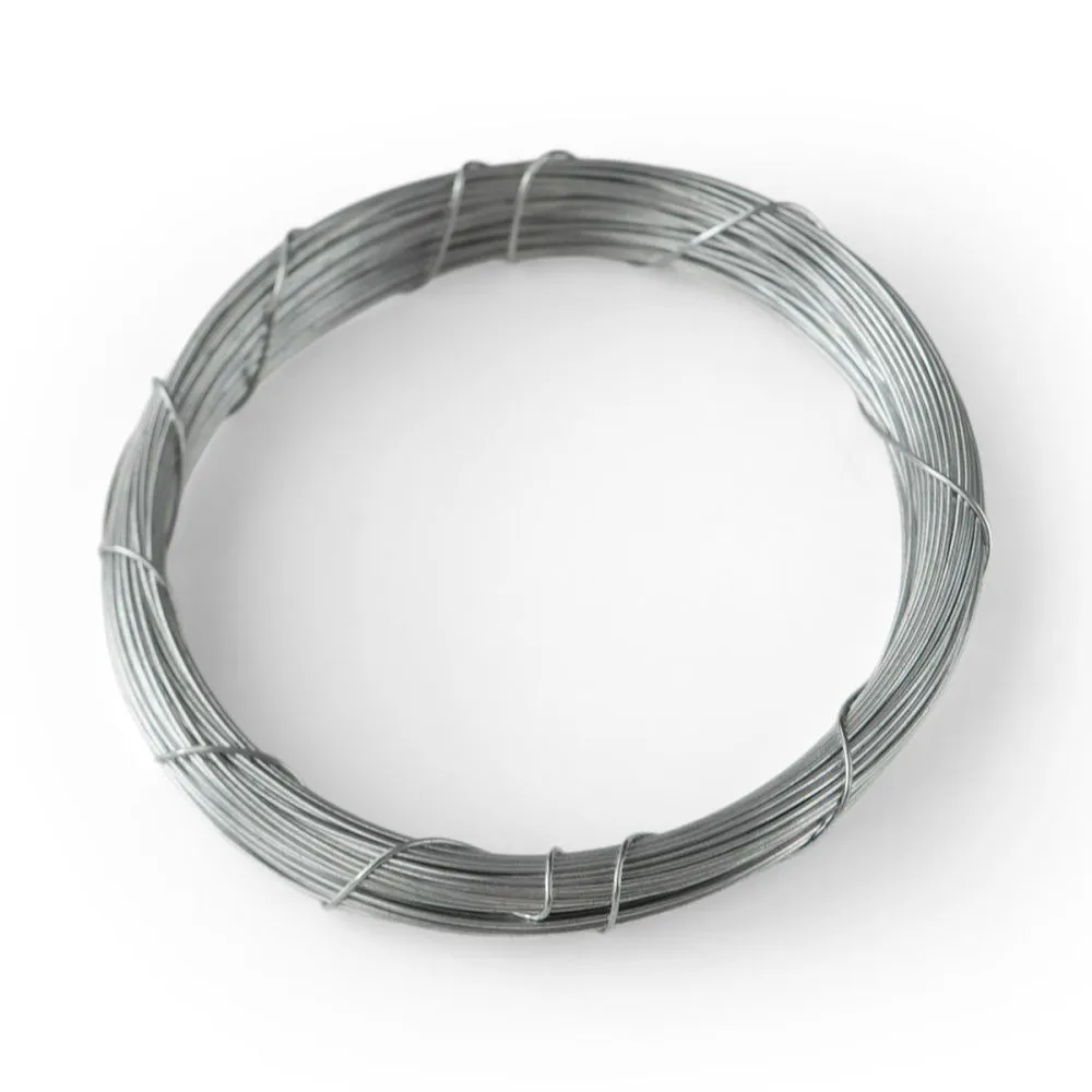 проволока стальная оцинкованная вязальная мягкая, без покрытия, d 0.9 мм, 25 м